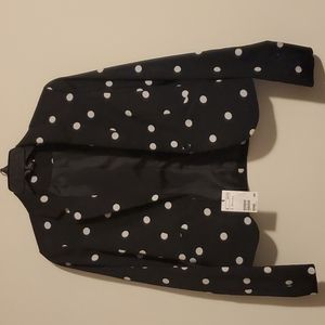 H&M Black polka-dots Blazers